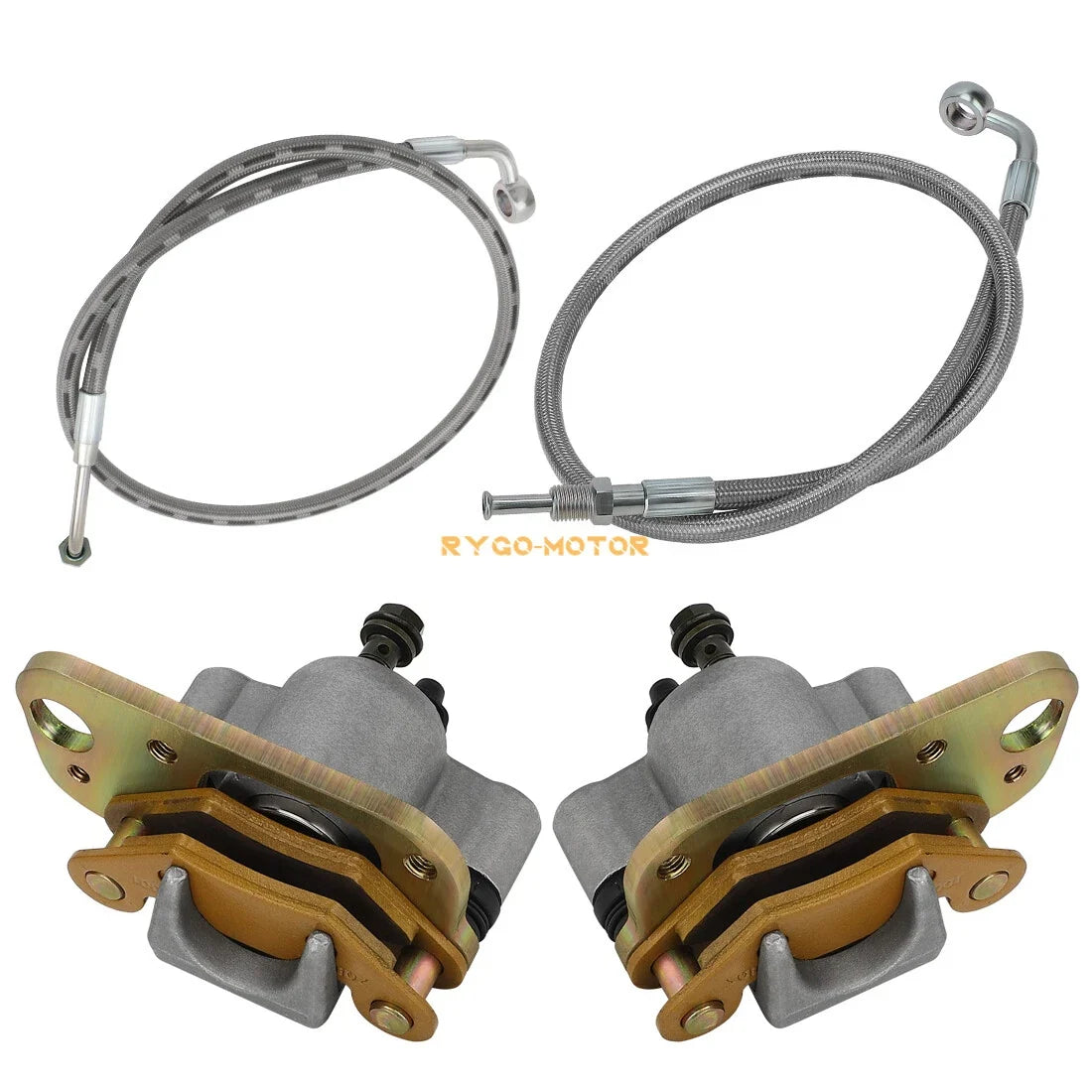 Front Brake Calipers & Hose Lines for Polaris Scrambler 500 (2005–2009)