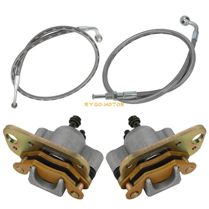 Front Brake Calipers & Hose Lines for Polaris Scrambler 500 (2005–2009)