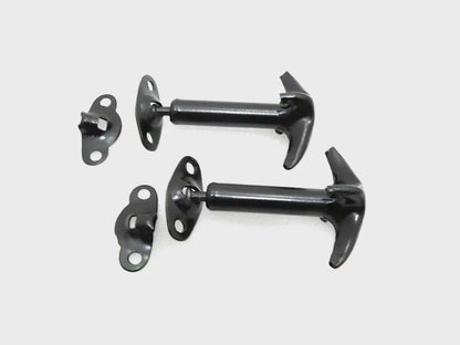 Hood Bonnet Latch Kit Pair for Willys GPW MB CJ2A CJ3A CJ3B CJ540 CJ6 Thar