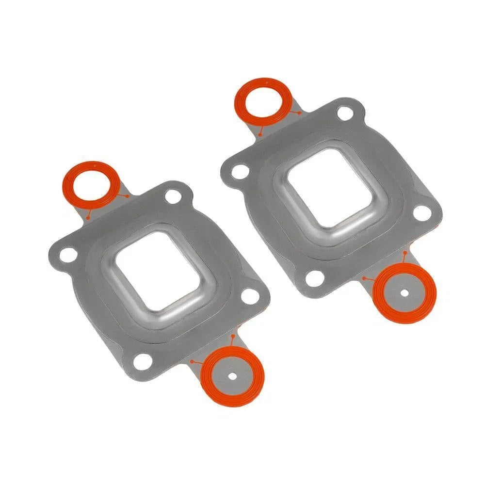 2 Exhaust Manifold Elbow Gaskets for Mercruiser 4.3 5.0 5.7 L V6 V8