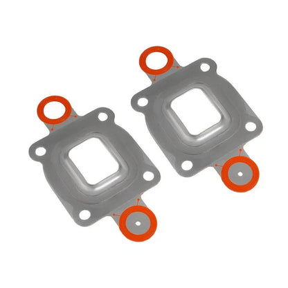 2 Exhaust Manifold Elbow Gaskets for Mercruiser 4.3 5.0 5.7 L V6 V8