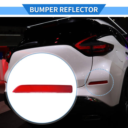 Rear Right Bumper Reflector No. 265608990B for Nissan Murano (2016–2023) Red