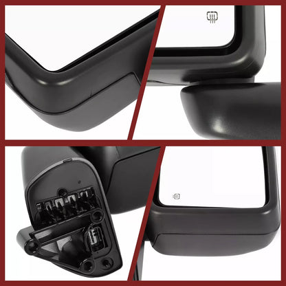 Pair Power Heated Mirrors for Jeep Gladiator Wrangler JL (2018–2023)