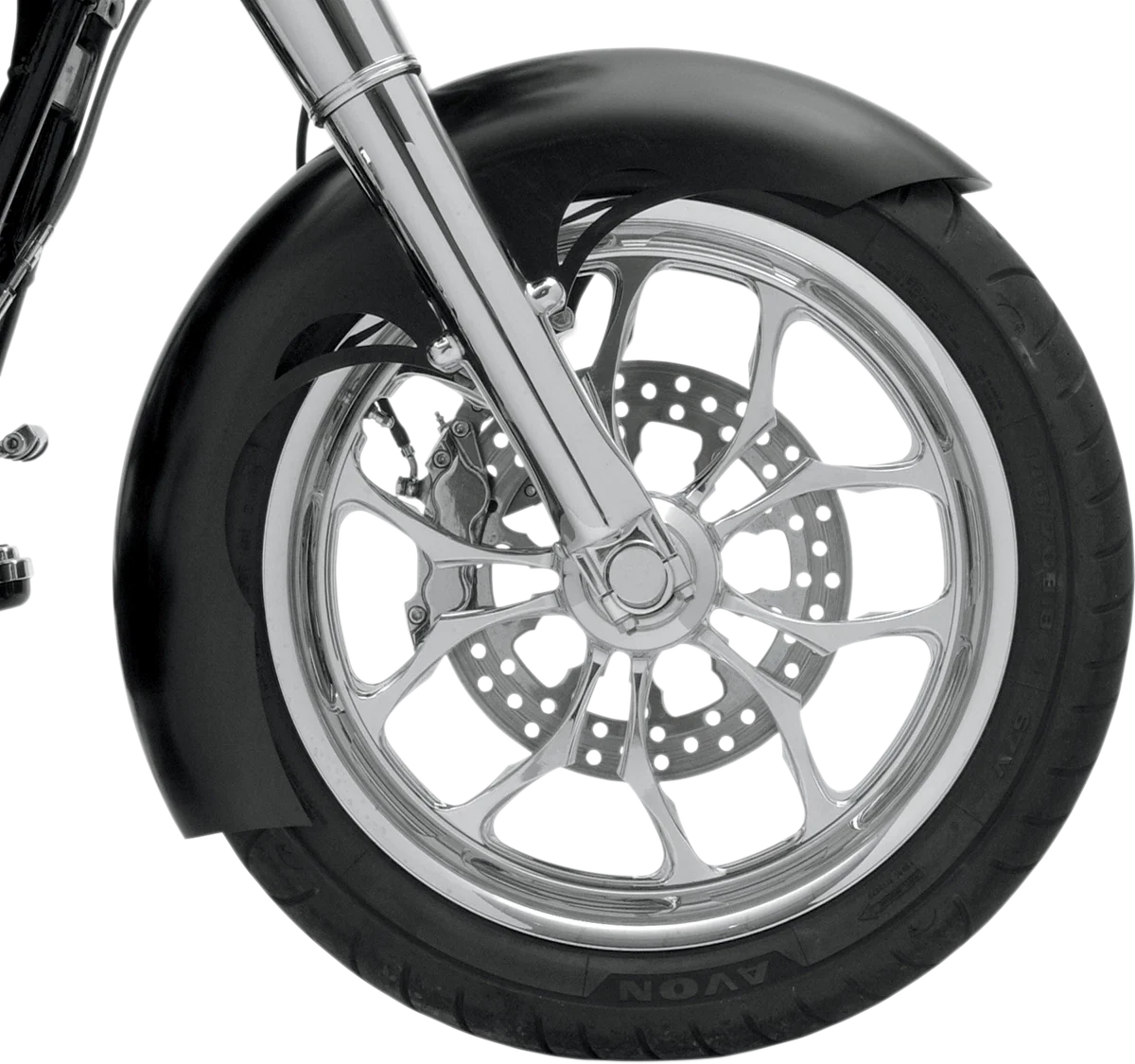 Tude Fender Kit for Harley-Davidson (2014) - Black - 21" KWF-01-0107