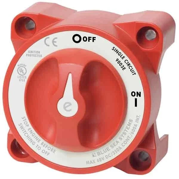 Blue Sea e-Series Single Circuit ON-OFF Battery Switch BSS-9003E for Marine