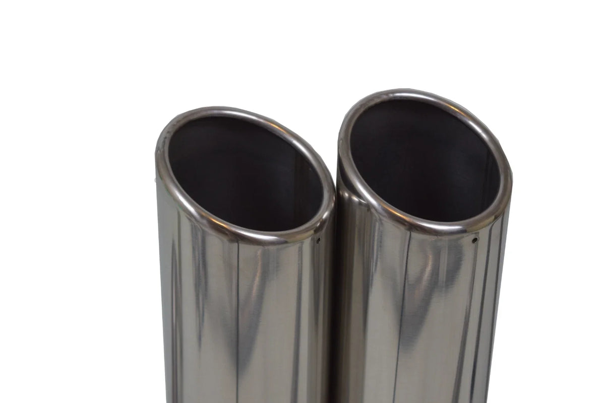 Dual Exhaust for Nissan Titan (2004–2006) 2.5 Inch Rolled Edge