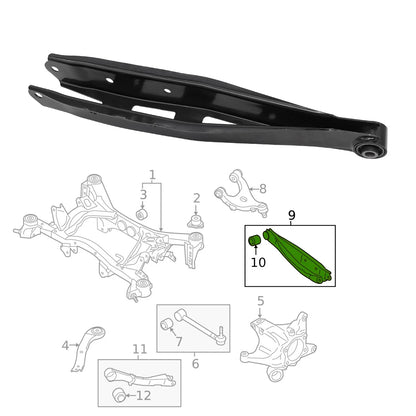 2X Rear Lower Control Arm for Subaru Ascent Legacy Outback (2020–2025) 20250XC02A, 20250-XC02A