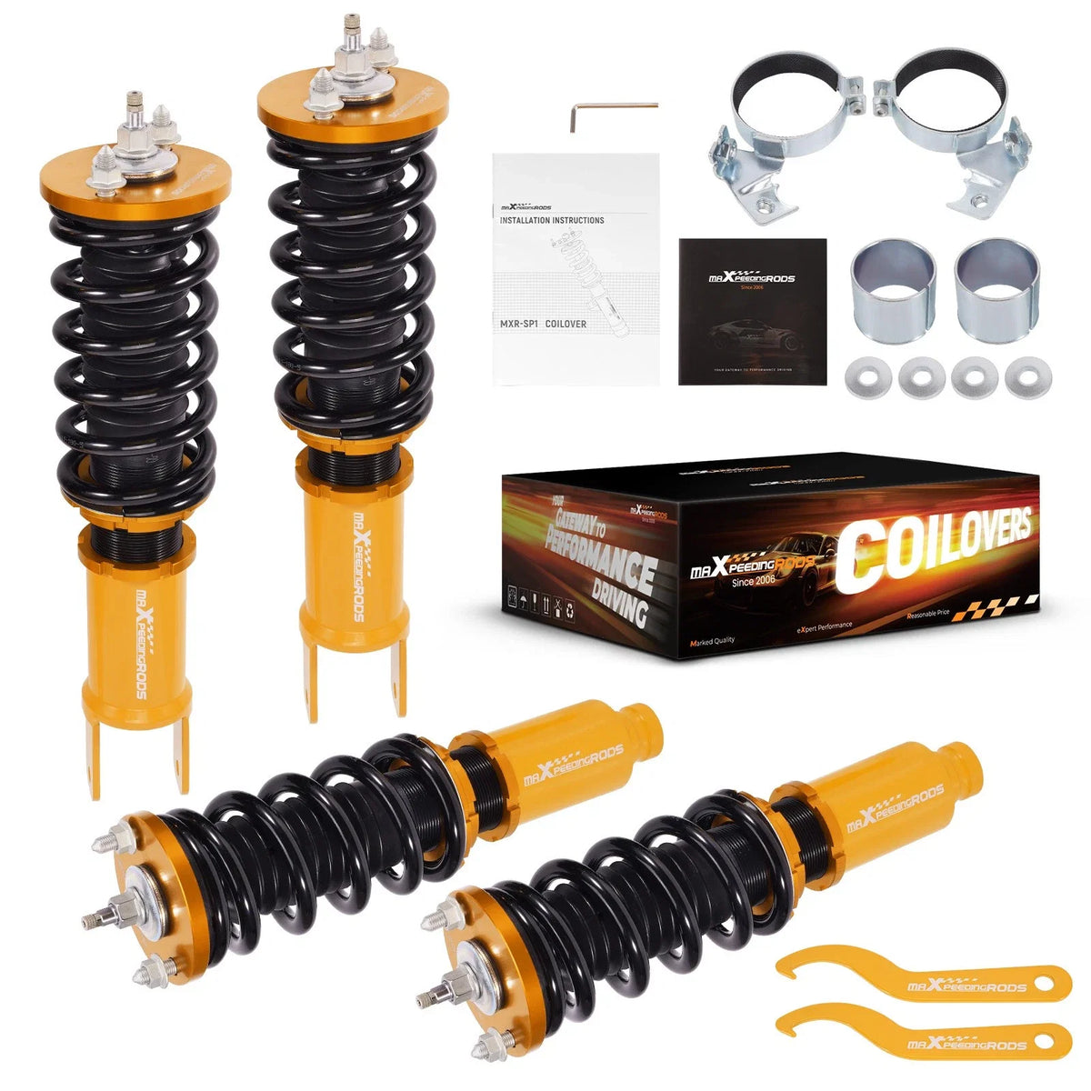 Set of 4 Damper Coilovers for Honda Civic EG (1992–1995) Acura Integra DC2 (1994–2001)