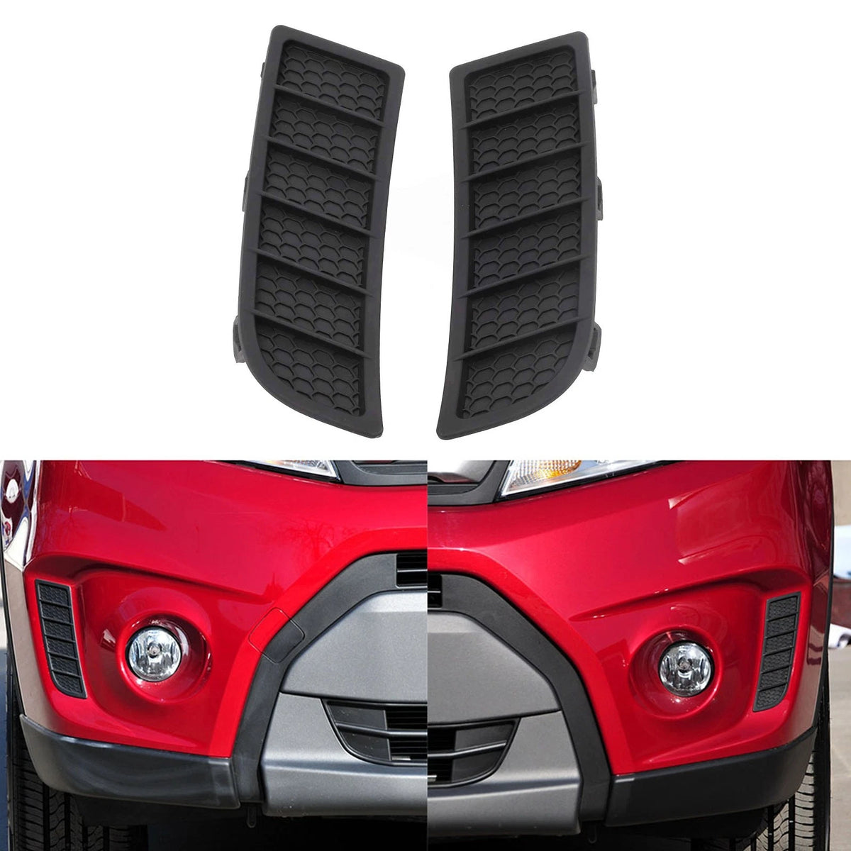 Black ABS Hood Bezel Strip Trim for Suzuki Vitara