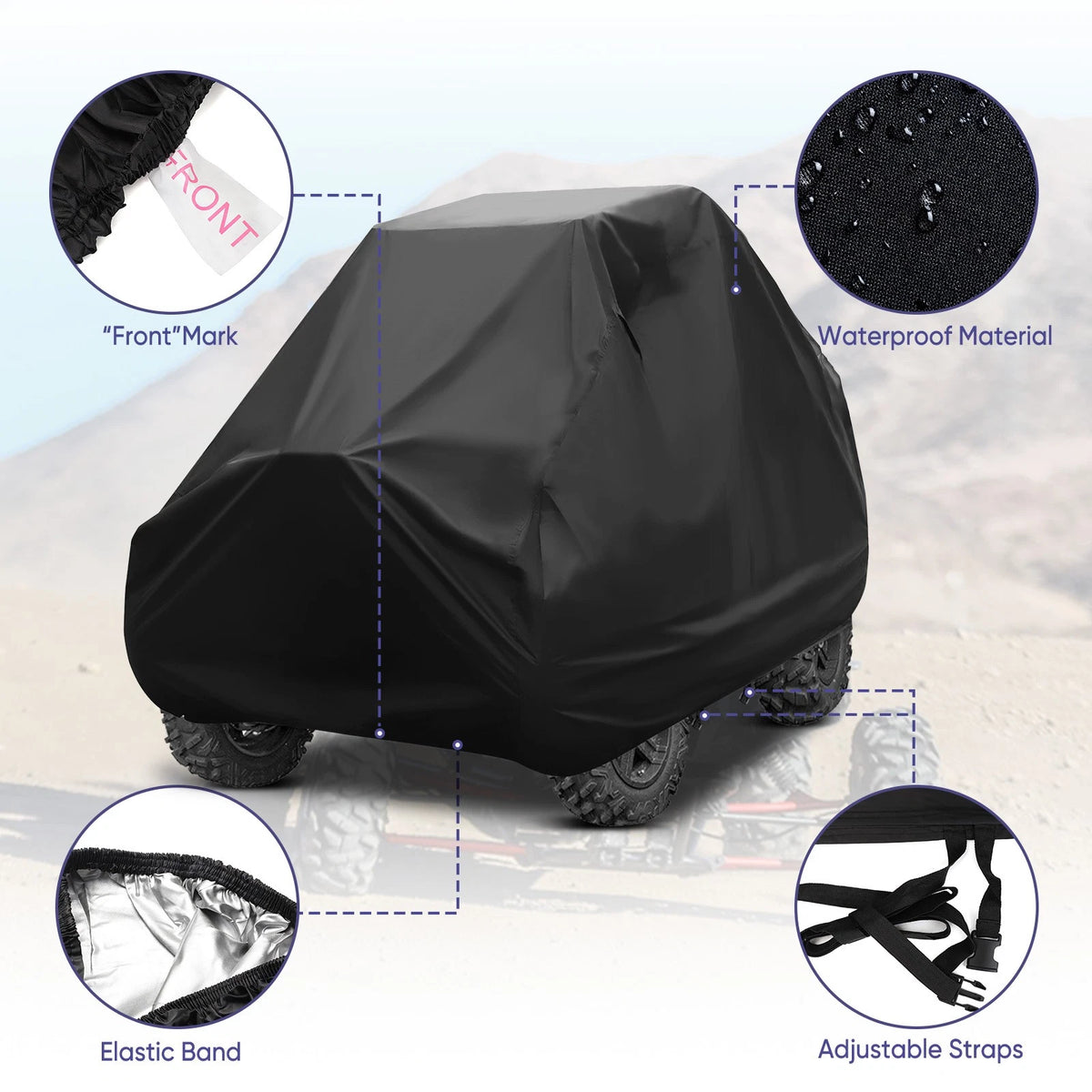 UTV Storage Cover for Can-Am Maverick X3 (NEV A302-08-B) Waterproof