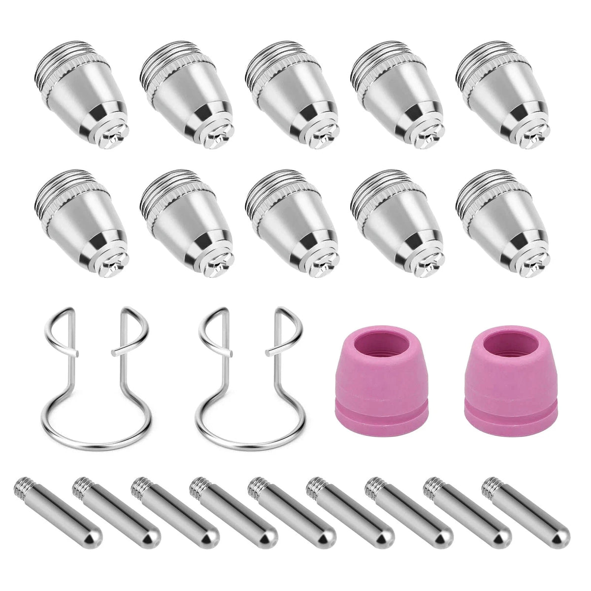 24pcs Plasma Cutter Torch Consumables Tip for LGK-60, LTP 5000, CUT50PI