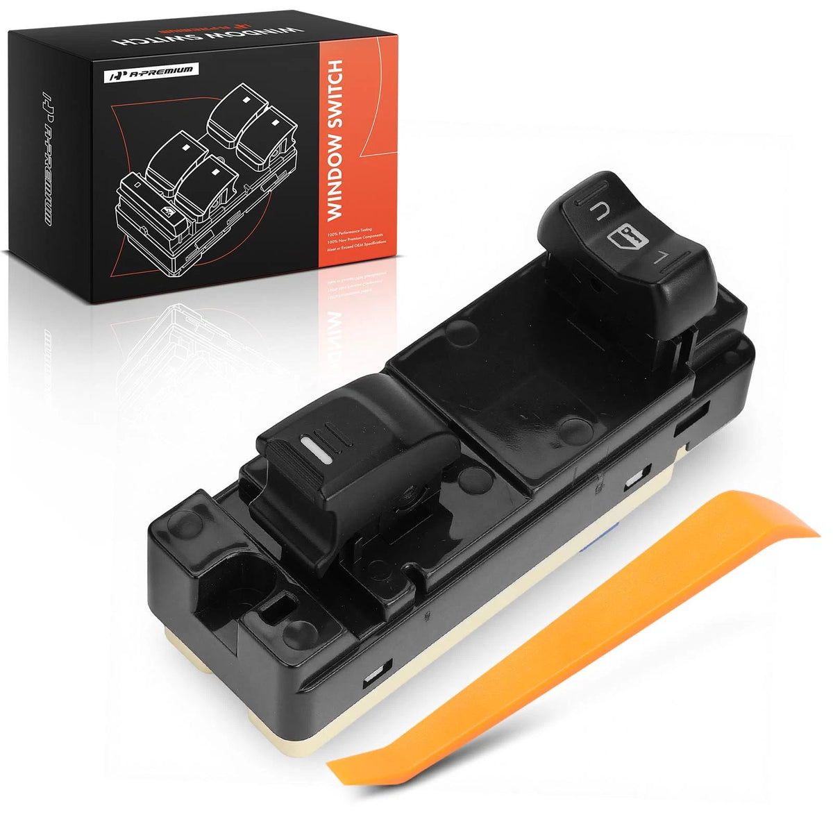 Front Right Power Window Switch for Chevy Colorado GMC Canyon (2004–2012) - 15205244, 15897773, DWS762