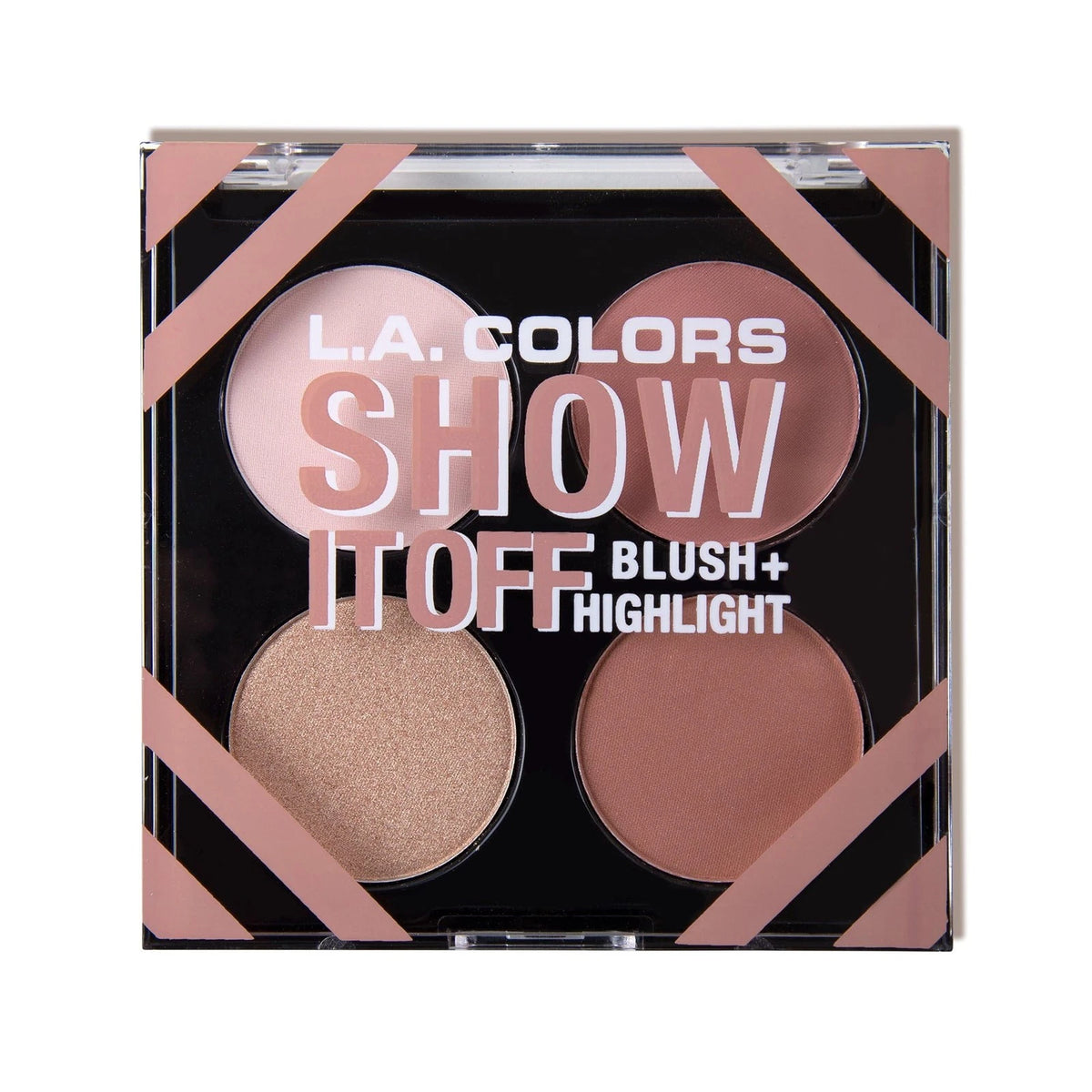 L.A. Colors Show It Off Blush & Highlight for Makeup (Pack of 1)