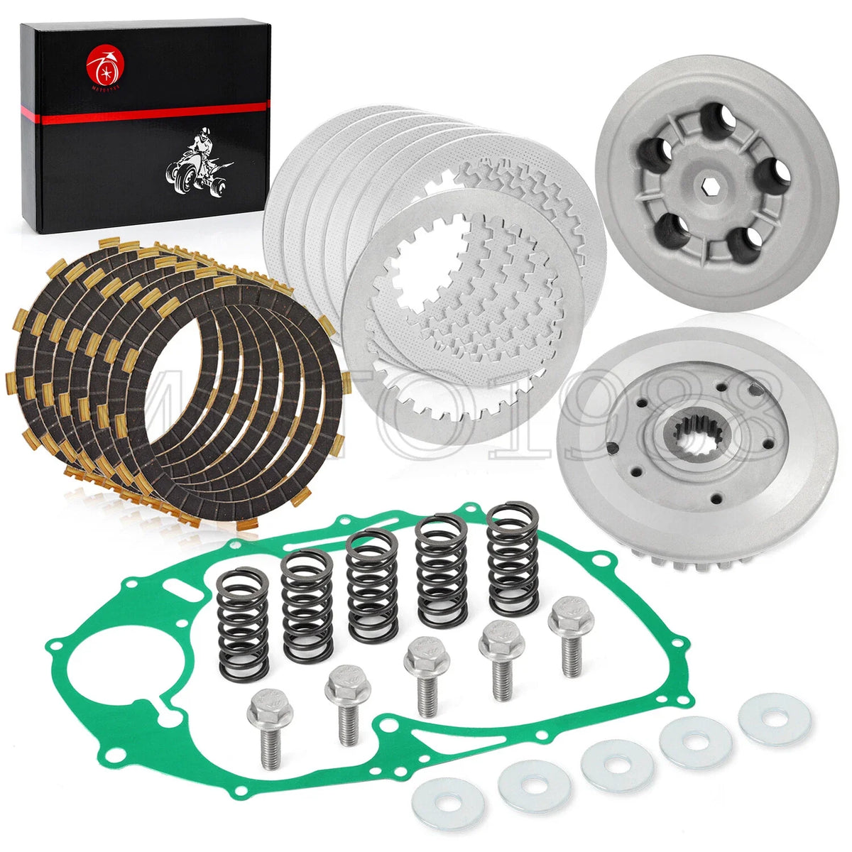 Clutch Kit Inner Hub Pressure Plate Springs for Yamaha V Star 650 XVS650