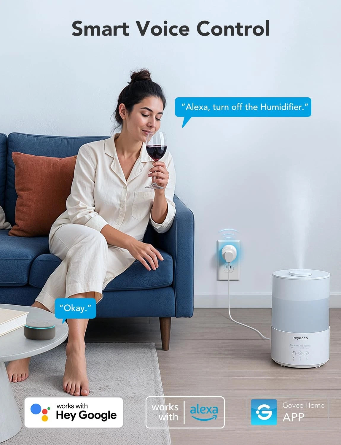 Govee Smart Plug for Alexa & Google Assistant (WiFi)