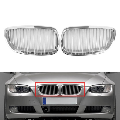 Front Kidney Grille for BMW 3-Series E92 E93 (2006–2010) Chrome Frame