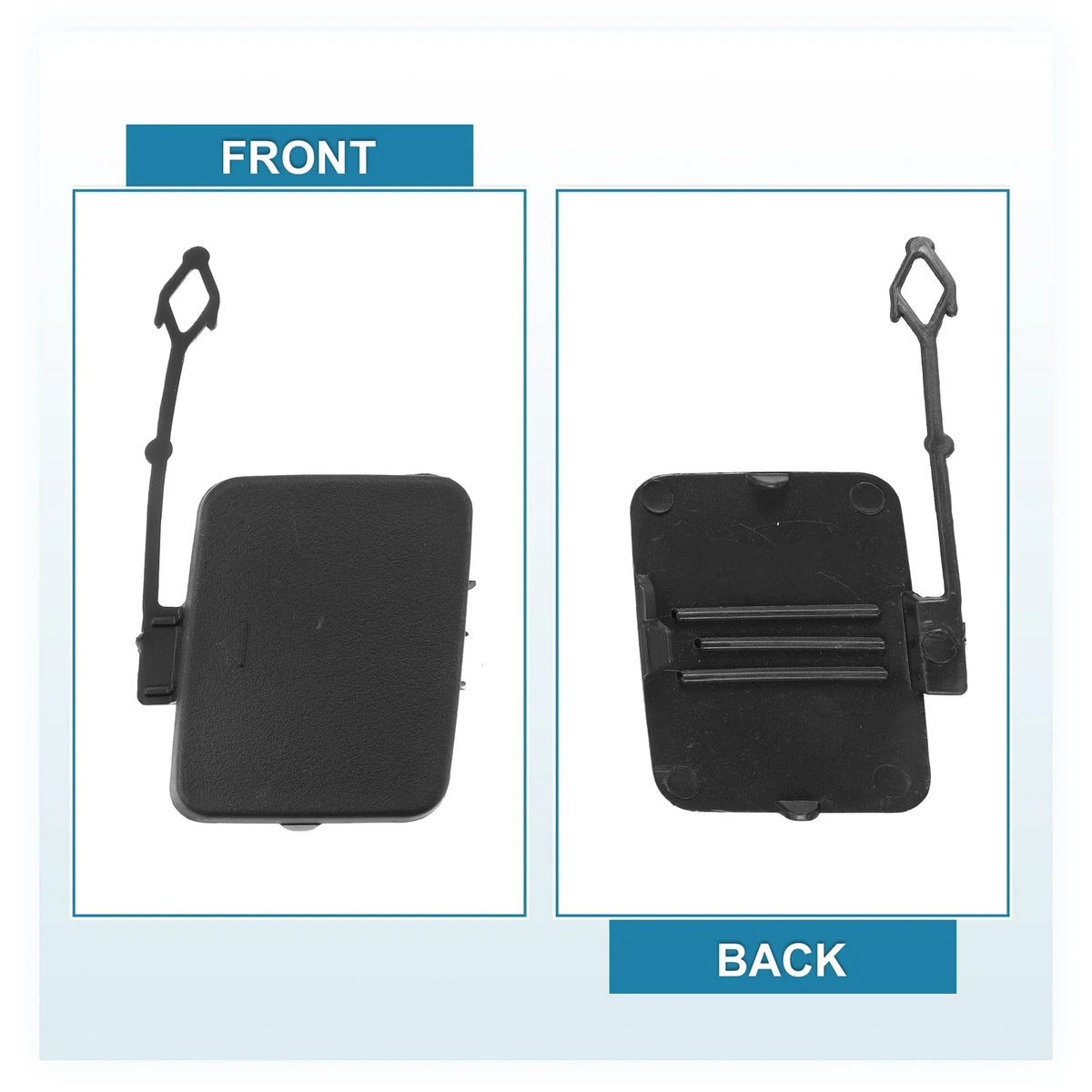 2X Rear Bumper Tow Hook Cover for BMW X5 (2014–2020) 51127158447 51127158448