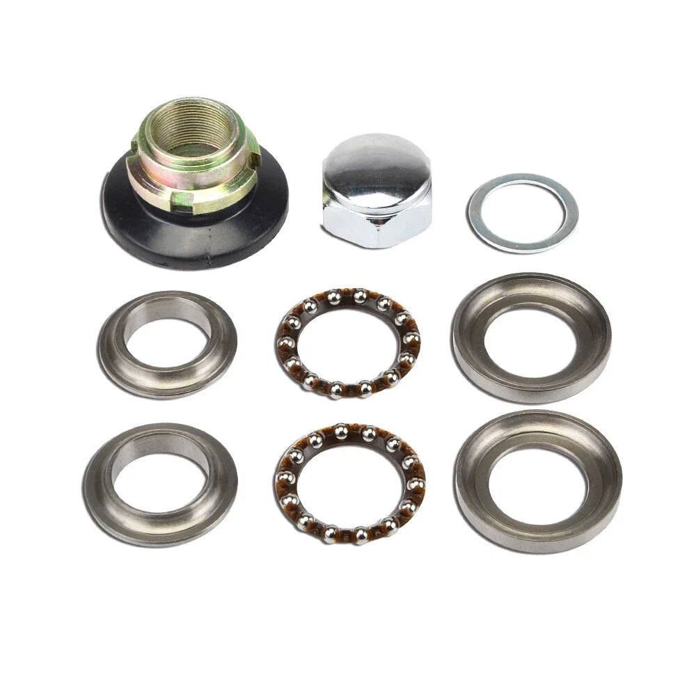Set of 2 Fork Triple Tree Steering Stem Bearings for Honda ATC200E ATC200 (1981–1983)