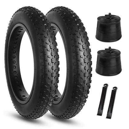 Set of 2 Fat Bike Tires 20x4 Inch Folding