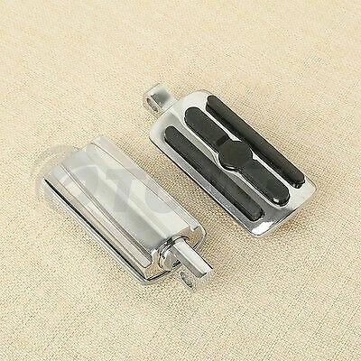 Chrome Passenger Footpeg Pegs Bracket Mount for Harley Touring (1993–2025)
