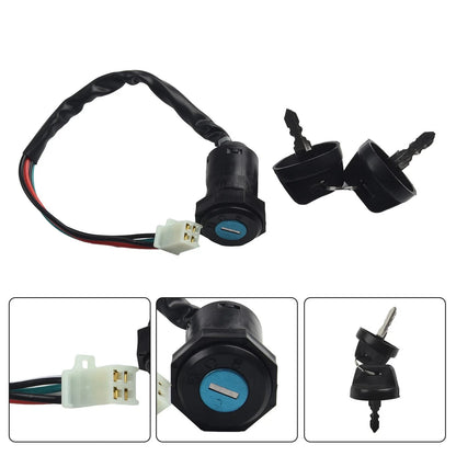 4 Pin Ignition Switch Key Set for ATV Dirt Bike