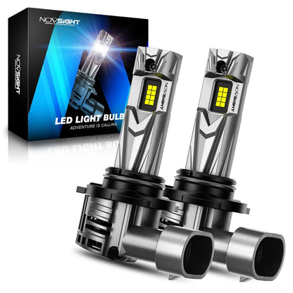 2X HB3 9005 LED Headlight Bulbs for NOVSIGHT (2011–2018) 18000LM 6500K 70W