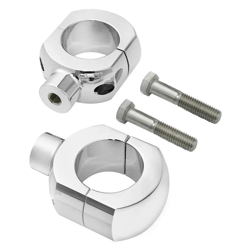 Chrome 2" Handlebar Bar Risers for Harley Sportster XL 1200 XL883 (2004–2023)