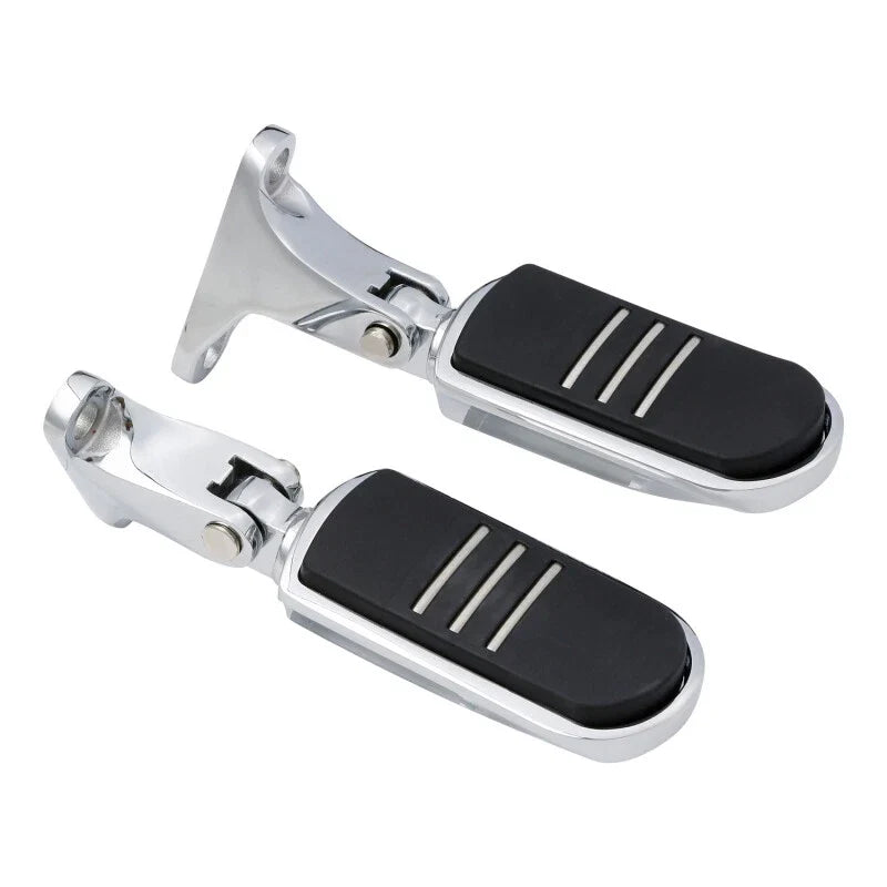 Chrome Rear Passenger Footpeg Mount for Harley Touring Street Glide (1993–2025)
