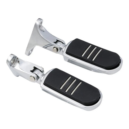 Chrome Rear Passenger Footpeg Mount for Harley Touring Street Glide (1993–2025)