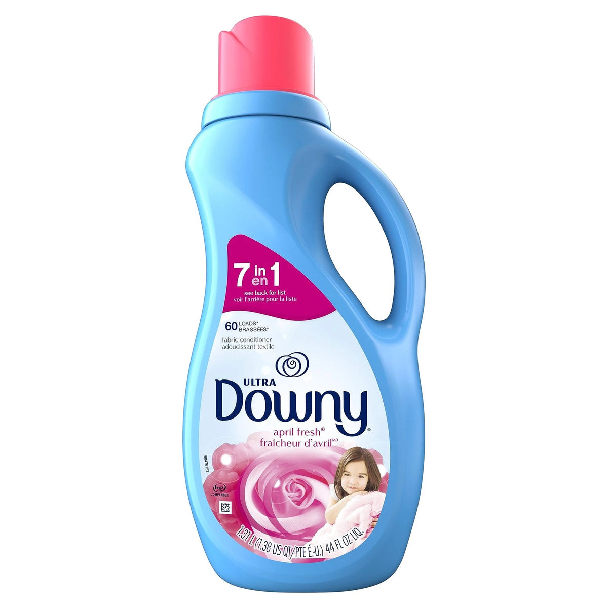 Downy Soft 2 in 1 Liquid Fabric Softener for Freshness (44 Fl Oz)