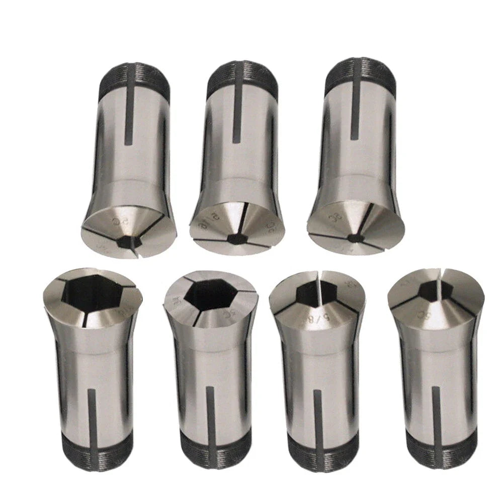 7pcs 5C Hex Collet Set for CNC Machines (Various Models)