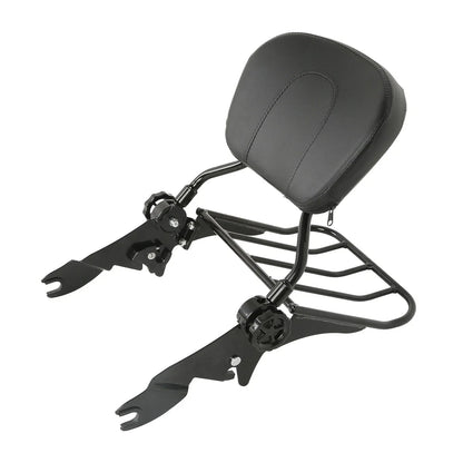 4 Point Docking Luggage Rack Sissy Bar Backrest for Harley Electra Glide (2014–2024)