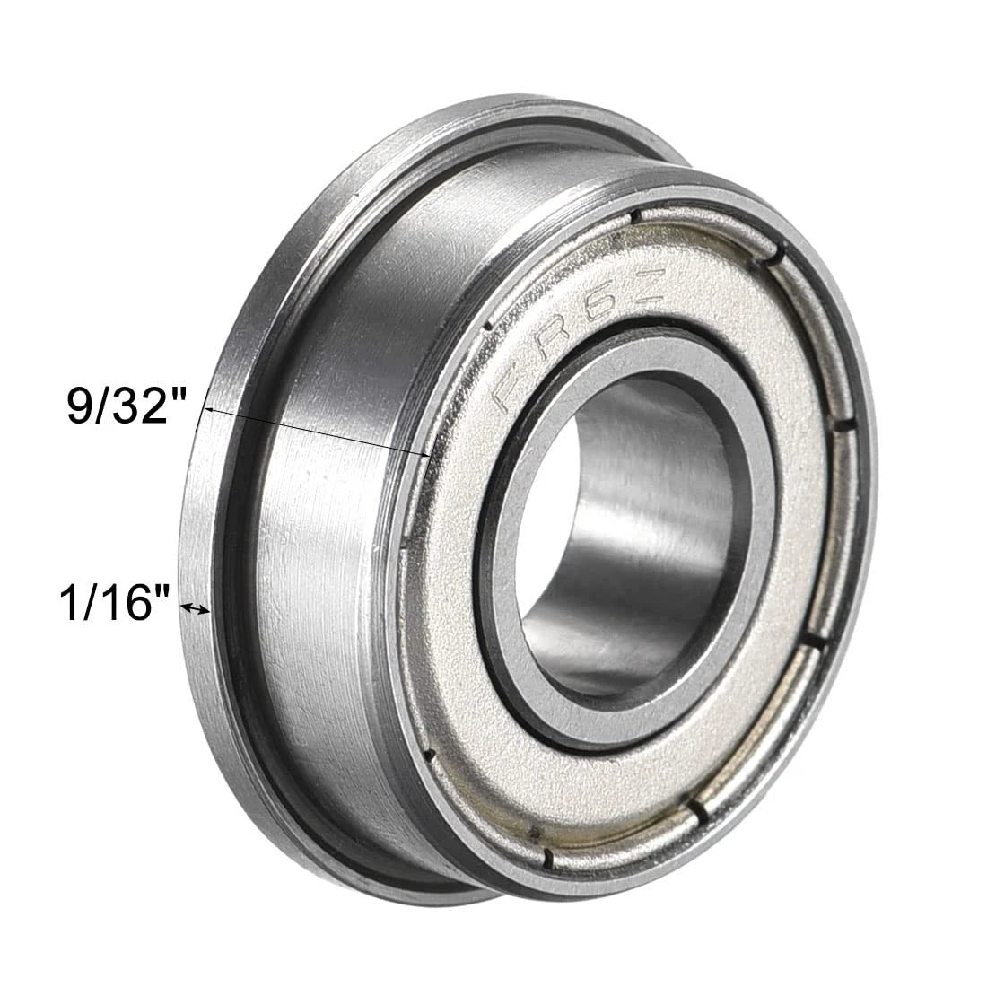 Flanged Ball Bearing 3/8" x 7/8" x 9/32" for Automotive Applications