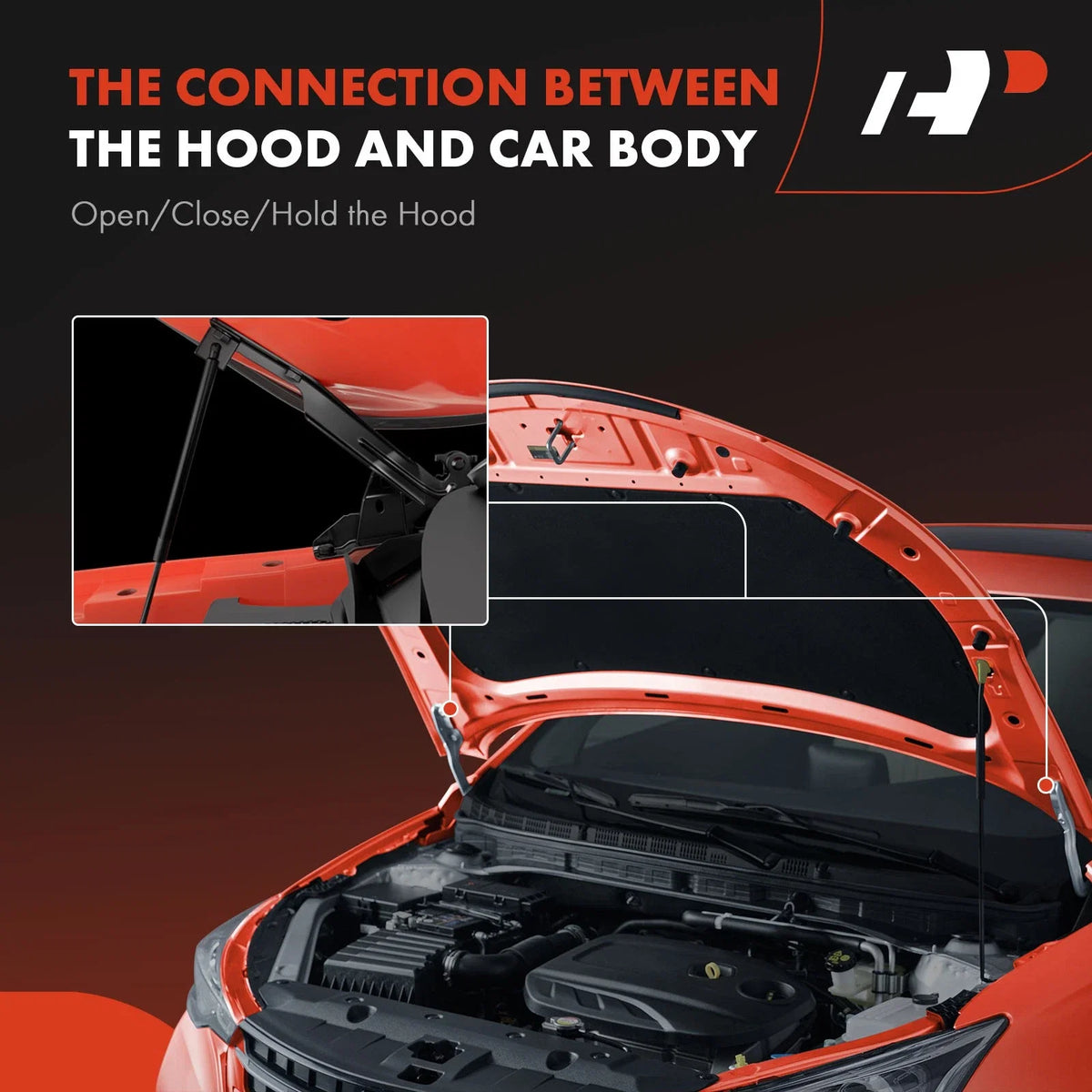 Hood Hinge for BMW G22 G26 G42 G80 G82 G87 (2020–2023)