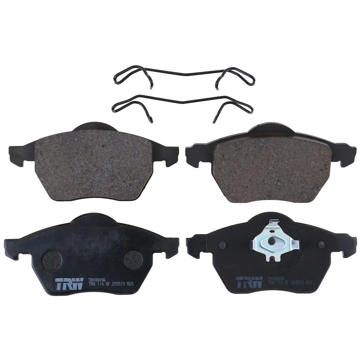 Set of 4 TRW Brake Pad Sets for Volvo C70 (1998–2004) SET-TRWTRH0840A-A