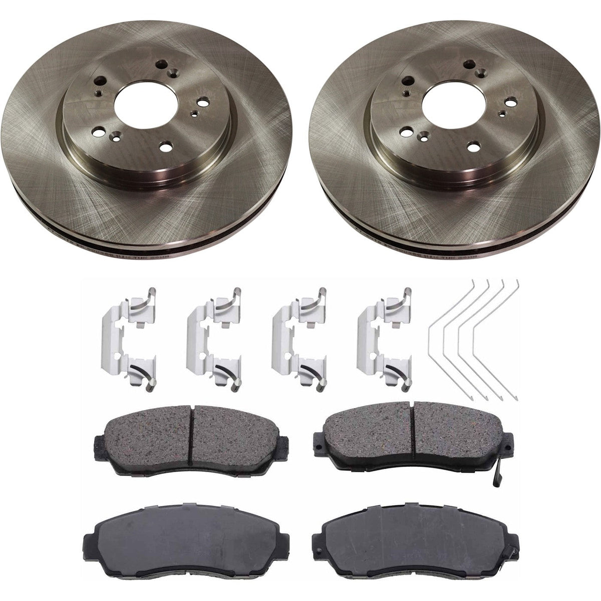 Front Brake Rotor and Pad Kit for Honda CR-V, Acura RDX, Crosstour