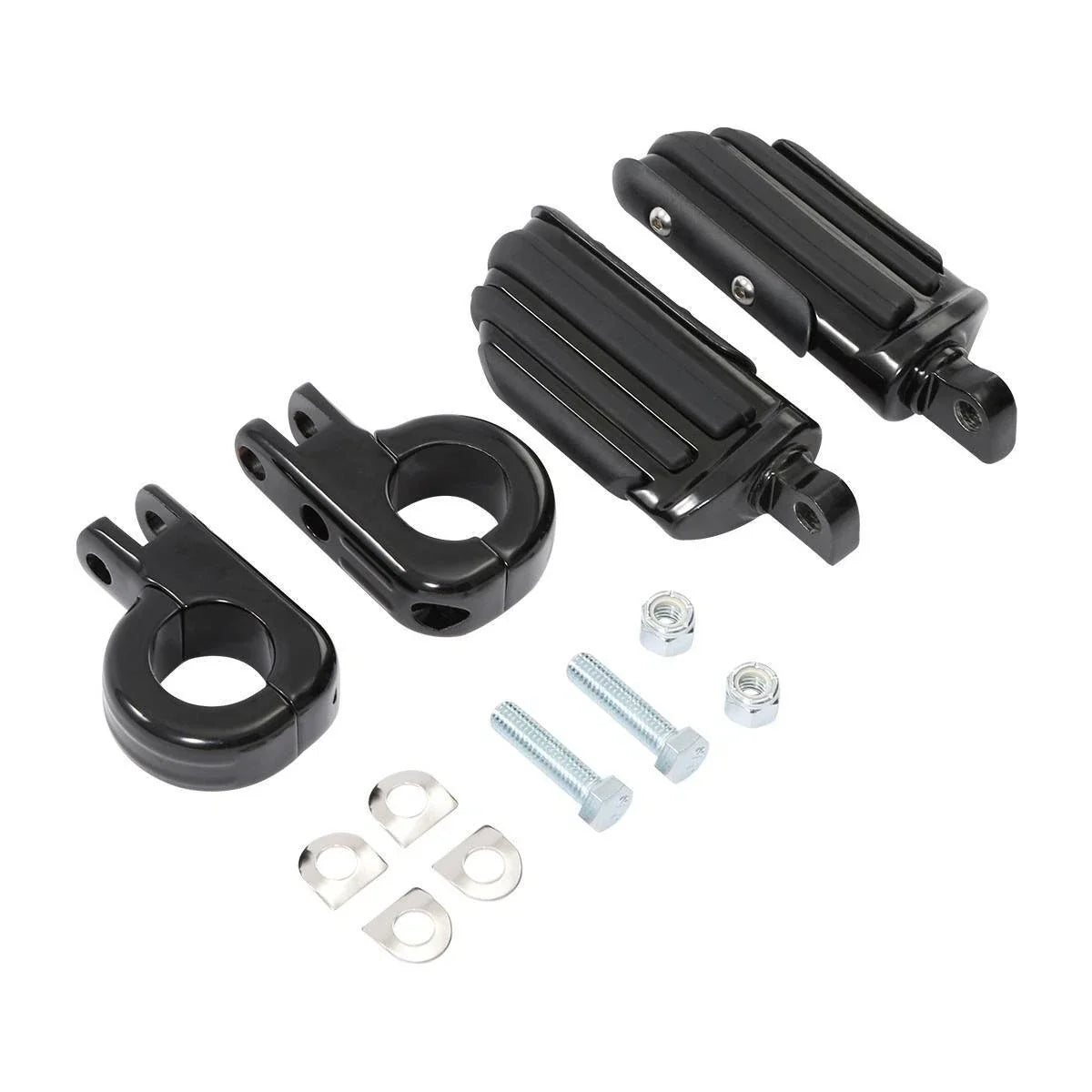 32mm Engine Guard Footpeg Pegs Footrest Mount Clamps for Harley (Universal)