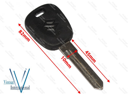 2X Blank Ignition Keys for Suzuki Alto S Logo