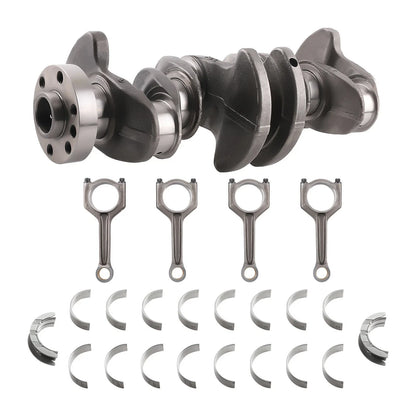 Set of 4 N20 Engine Crankshaft Connecting Rod Bearings for BMW 328i 320i 420i X3 (2012–2019)