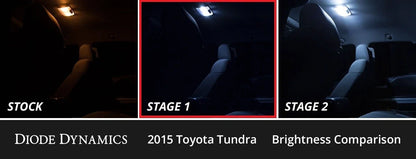 Interior LED Kit Cool White Stage 1 for Toyota Tundra (2014–2018)