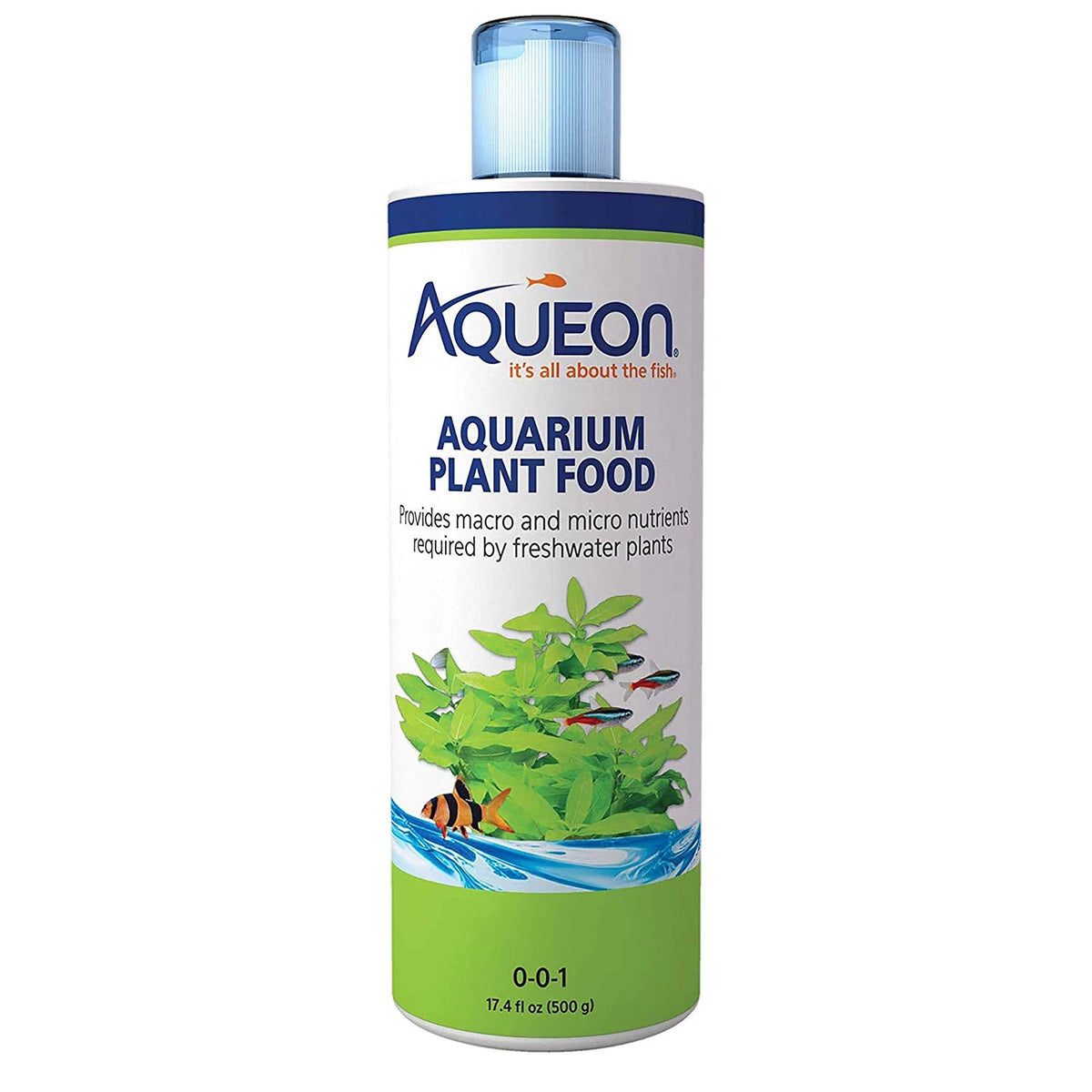 Aqueon Fish Tank Aquarium Plant Food 17.4 oz for Aquariums