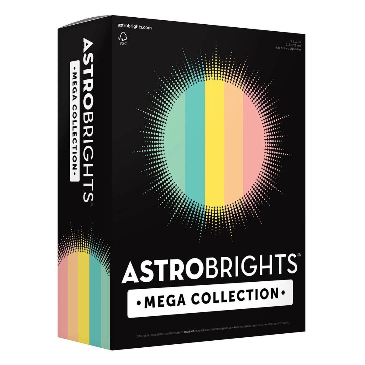 Astrobrights Mega Collection Colored Paper (625 Count)