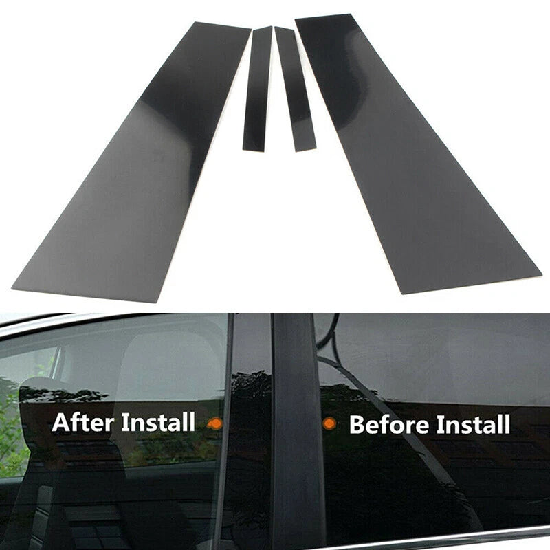 Set of 4 Pillar Post Window Door Cover Trim for Mercedes CLS C219 (2006–2011)