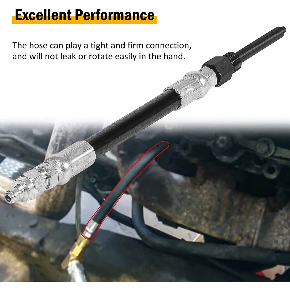 Diesel Engine Compression Tester Adapter for Ford 6.0L 6.4L (2003–2006) - OTC 5021, 6660, 303-757