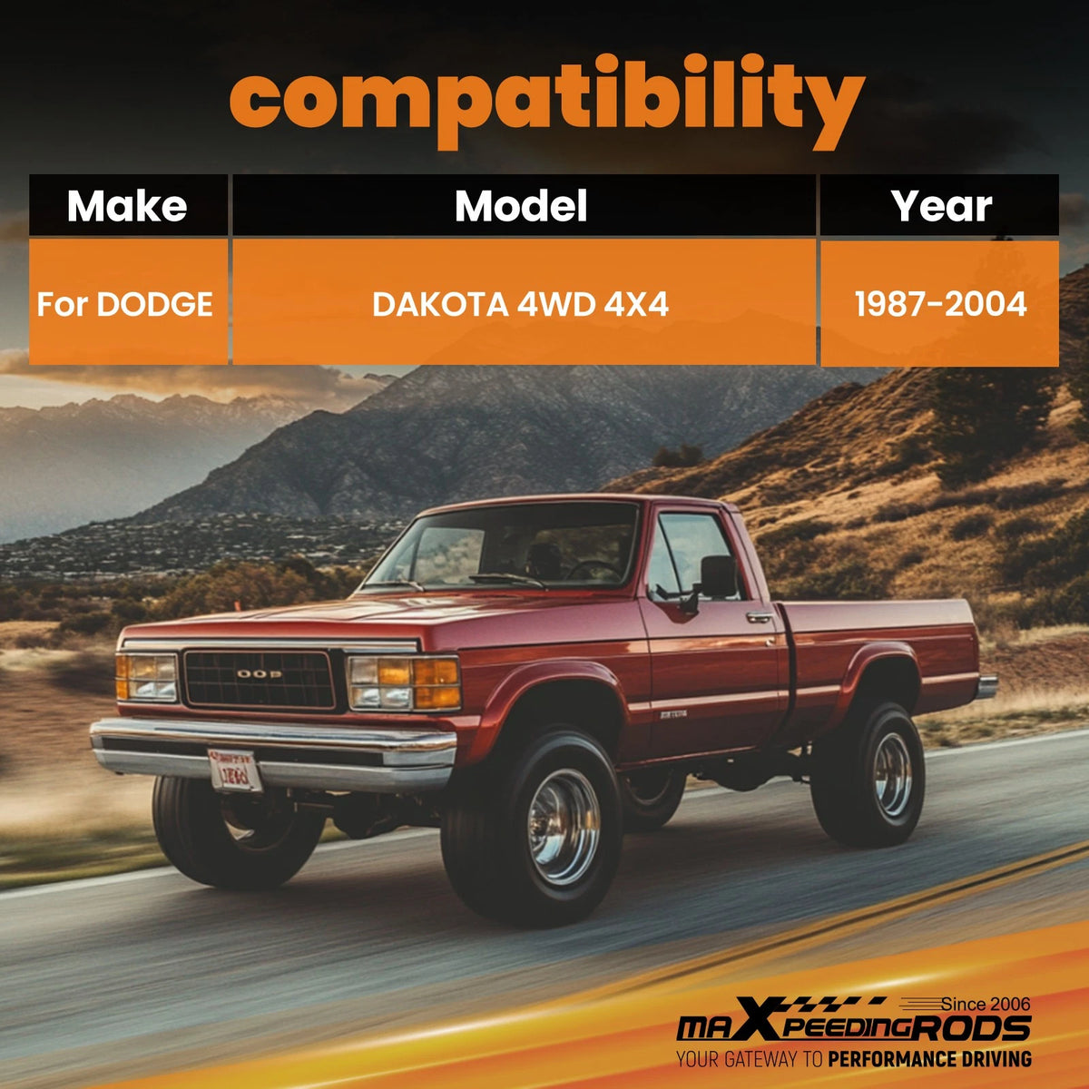 3" Leveling Lift Kit for Dodge Dakota 4X4 (1987–2004) FA2WX5, Lift Spacer Kit