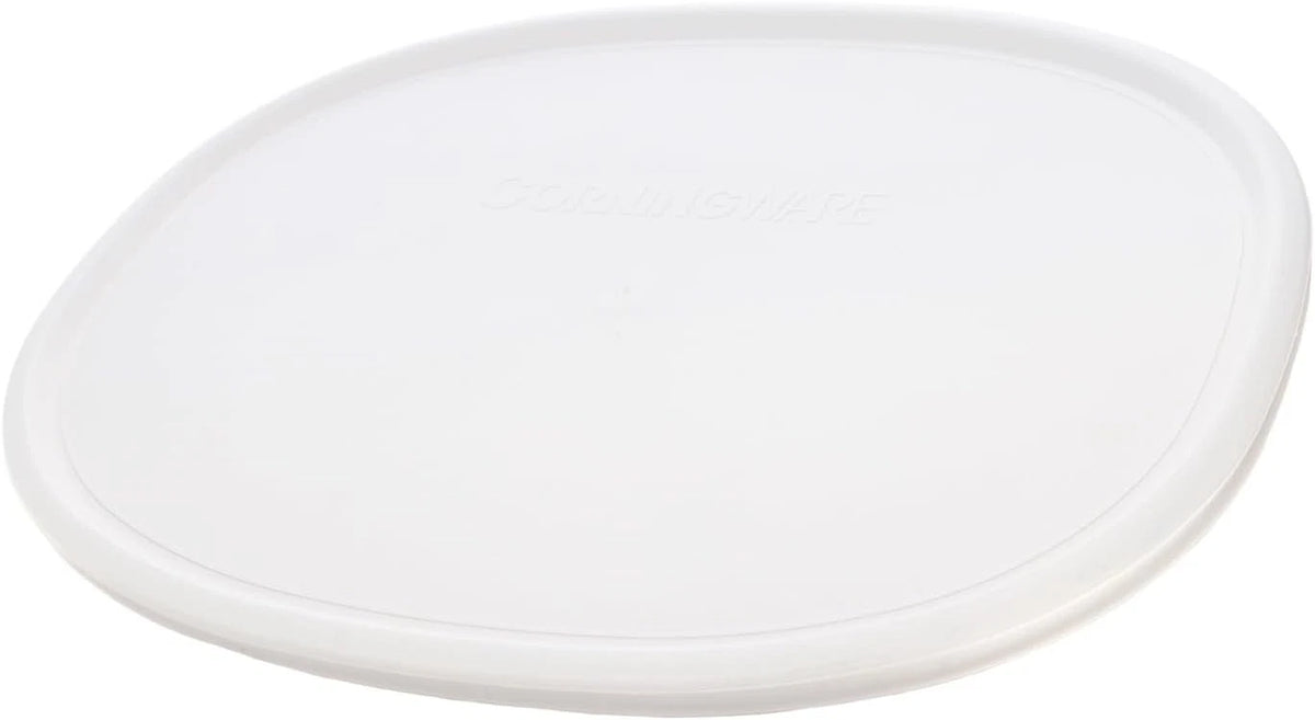 F-2-PC Oval French White Lid for 2.5qt or 1.5qt (Compatible)