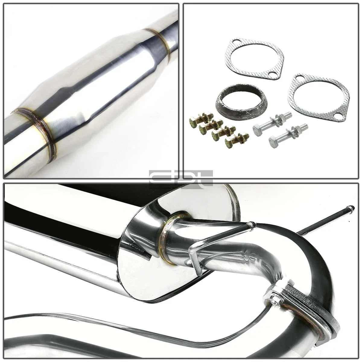 3" OD Exhaust Cat-Back + Muffler Tip for Subaru Impreza WRX (2008–2014)