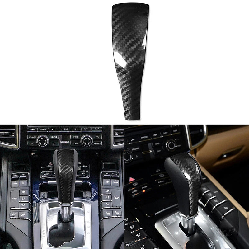 Carbon Fiber Gear Shift Knob for Porsche Cayenne 958 (2011–2017)