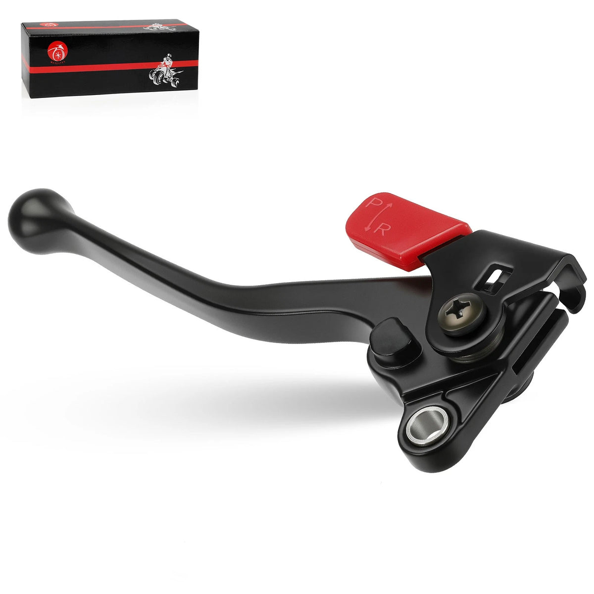 Left Hand Rear Brake Lever Parking Lock for Honda Rancher 420 (2015–2016) 53178-HR6-305, 53178-HR6-A60