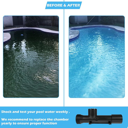 Pool Ionizer Chamber Replacement for Hybrid Pool Treatment System